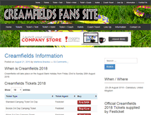 Tablet Screenshot of creamfieldsfestival.co.uk